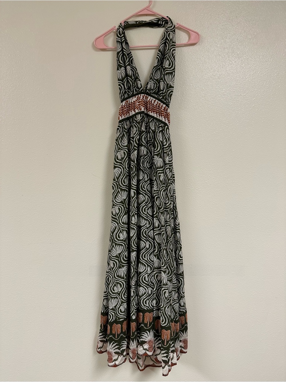 H&M Printed Halterneck Dress